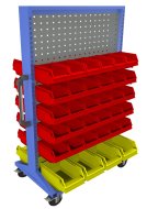 Pojízdný oboustranný panel s vybavením PSZ_22_B_VAR_6