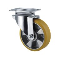 Přístrojové kolo hnědé o ø 125 mm s uchycením plotýnkou