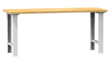 Dílenské stoly série A, šířka 2500, hloubka 700 nebo 800, výška 880 nebo 890 mm (6 modelů) - 1