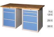 Dílenské stoly série N, šířka 1500, hloubka 700 nebo 800, výška 880 nebo 890 mm (6 modelů) - 2