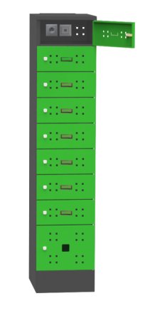 Skříň na dobíjení mobilních zařízení s USB porty SVE_41_B8 - 1