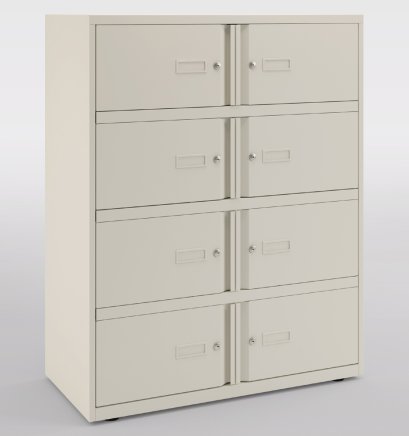 Skříně s boxy Bisley Essentials 1270 x 800/1000 x 470 mm - 2