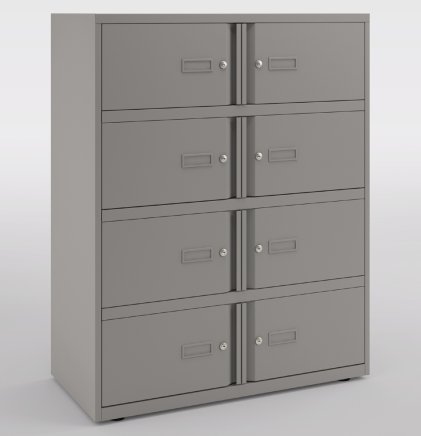 Skříně s boxy Bisley Essentials 1270 x 800/1000 x 470 mm - 3