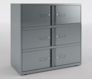 Skříně s boxy Bisley Essentials 1000 x 800/1000 x 470 mm - 1