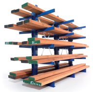 Konzolový regál MULTISTRONG M - oboustranný základní (12 modelů)