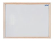 Jednodílná magnetická tabule, dřevěný rám 90 x 120 cm
