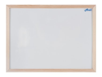 Jednodílná magnetická tabule, dřevěný rám 90 x 120 cm - 1
