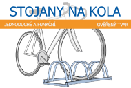 Oboustranný stojan na kola pro 3 stání - 3