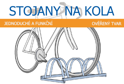 Oboustranný stojan na kola pro 3 stání - 3