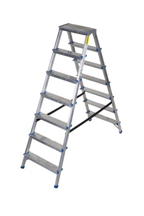 Hliníkové schůdky oboustranné DR(150)ALDD-7 - 1