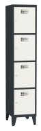 Šatní skříň kovová Sus 414 W šířka 400 mm - 6