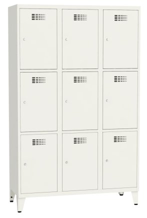 Šatní skříň kovová Sus 433 W šířka 1200 mm - 7