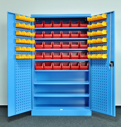 Dílenská skříň Kovos s plastovými boxy SPZ_11_0003_C_VAR_4 - 1
