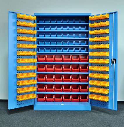 Dílenská skříň Kovos s plastovými boxy SPZ_11_0003_C_VAR_9 - 1