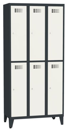 Šatní skříň dělená na nohách Sus 332 W šířka 900 mm - 1