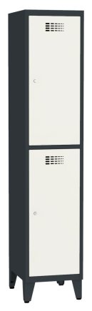 Šatní skříň kovová Sus 412 W šířka 400 mm - 6