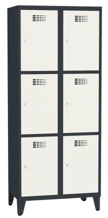 Šatní skříň kovová Sus 423 W šířka 800 mm - 7