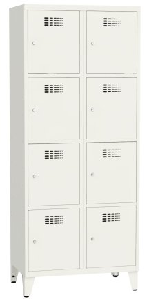 Šatní skříň kovová Sus 424 W šířka 800 mm - 8
