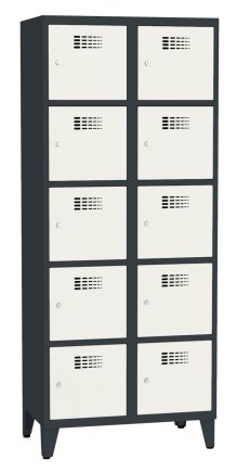 Šatní skříň kovová Sus 425 W šířka 800 mm - 7
