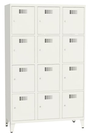 Šatní skříň kovová Sus 434 W šířka 1200 mm - 8