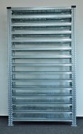 Bezšroubový policový regál 1972 x 1124 x 330 mm