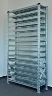Bezšroubový policový regál 1972 x 1124 x 330 mm - 2