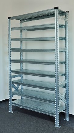 Bezšroubový policový regál 1972 x 1124 x 410 mm - 3