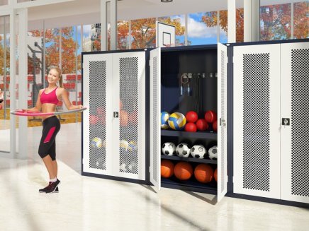 Skříň kovová SBM 212 pro sportovní potřeby - 3