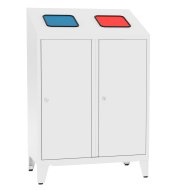 Odpadkový dvoukoš na tříděný odpad MPO 02k - 1