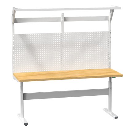 Elektricky stavitelný ERGO stůl s nástavbou (2 modely) - 1