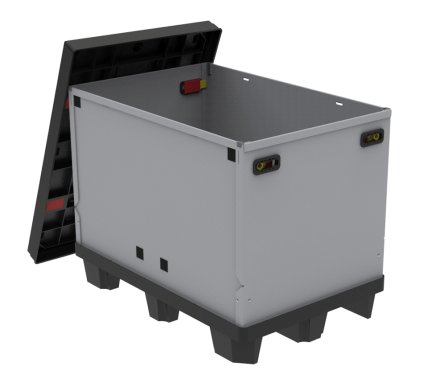 TPS paletový sklopný box 1210 (2 modely) - 1