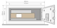 Nábytkový sejf Yale High Security Laptop YLEB/200/EB1 - 6