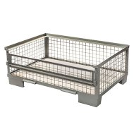 Gitterbox poloviční půlsklopný / 1200 x 800 x 400 mm - 1