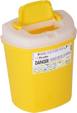 Kontejnery pro ostrý nemocniční odpad 5,5 l UN 3291 - 1