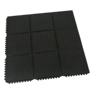 Gumová modulární protiúnavová rohož Diamond Plate Tile - 1