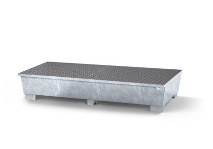 Záchytná vana na nožičkách classic-line pro 2 IBC nádrže - 1