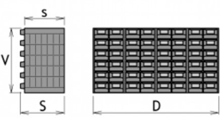 Varibox sestava typ 2661 - 5