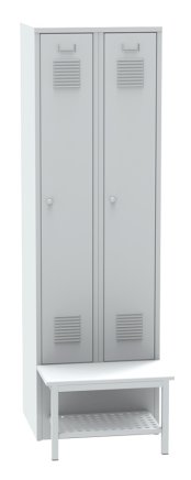Šatní skříň s předsazenou lavicí s roštem SALP32_B - 6