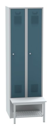 Šatní skříň s předsazenou lavicí s roštem SALP32_B - 5