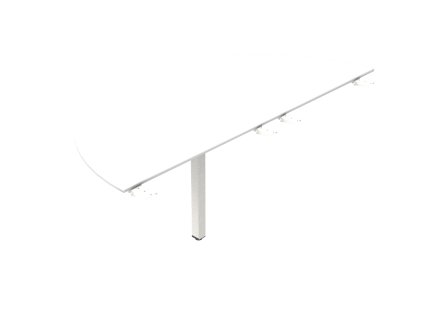 Půlkulatý konektor ke stolům Stb Comfort hloubky 800 mm - 2