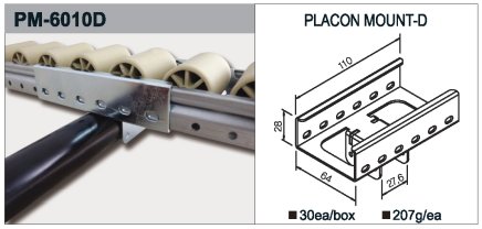 Úchyt válečkové tratě typ PM-6010D - 1