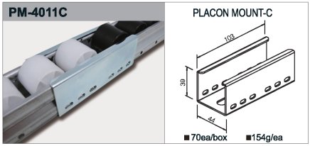 Úchyt válečkové tratě typ PM-4011C - 1