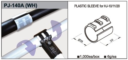 Plastová objímka PJ-140A - 1