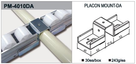 Úchyt válečkové tratě typ PM-4010DA - 1
