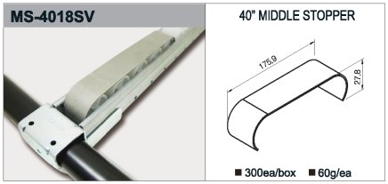Nájezdová brzda pro válečkové dráhy MS-4018SV - 1