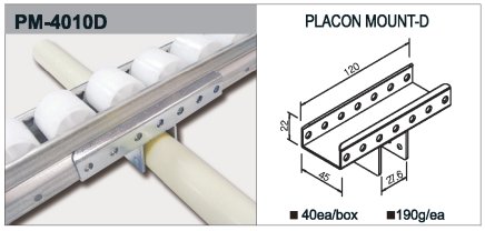 Úchyt válečkové tratě typ PM-4010D - 1