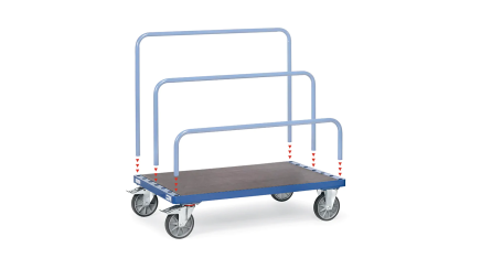 Vozík na deskový materiál 4463, 4465 (2 modely) bez opěrek - 1