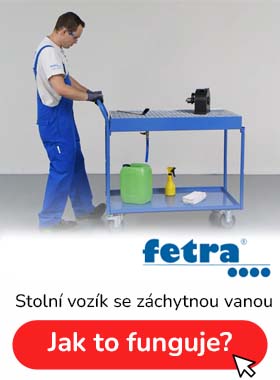 vozik so zachytnou vanou