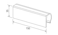 Držák na nalepovací štítek PN-3515 - 2