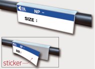 Držák na nalepovací štítek PN-5415 - 1
